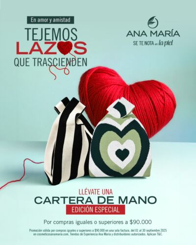 Más que un regalo, este es un símbolo de los lazos que perduran por toda una vida.Obsequia cuidado, teje lazos que trascienden ♥️💚. Ingresa ya a cosmeticosnanamaria.com

AnaMariaCosmeticos AmoryAmistad2025