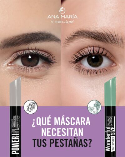 No todas las pestañas necesitan lo mismo, pero todas merecen lo mejor. ¡Aquí te contamos cuál de nuestras máscaras usar!¿Las quieres? Visita nuestra Tienda Online cosmeticosnanamaria.com